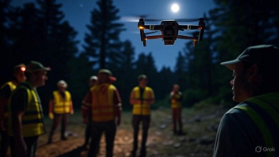 See how Search and Rescue Drone Operations use thermal imaging and AI to locate people quickly in forests, floods, and fires.