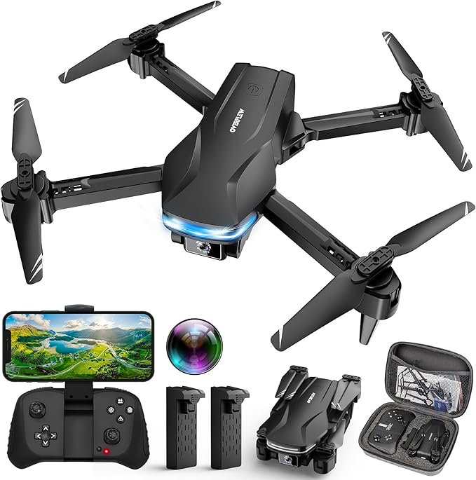 Drone with Camera 1080P HD FPV Foldable Drone for Beginners and Kids