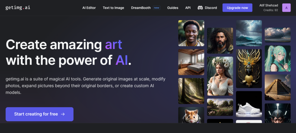 create super cool anime arts using getimg ai