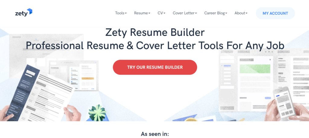 zety - ai resume builder free