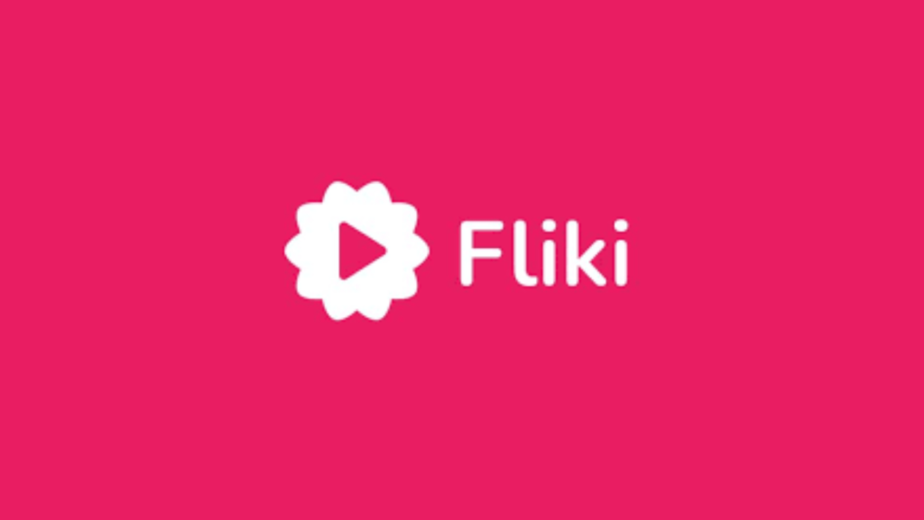 Fliki AI logo, featuring stylized lettering and design elements.