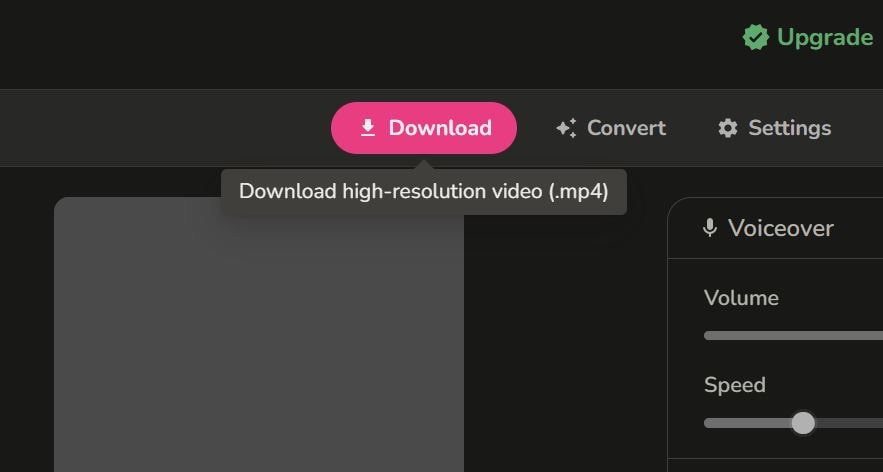 How to download the video in Fliki AI?
