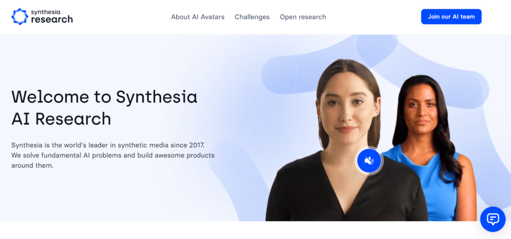 What is the Synthesia AI research?