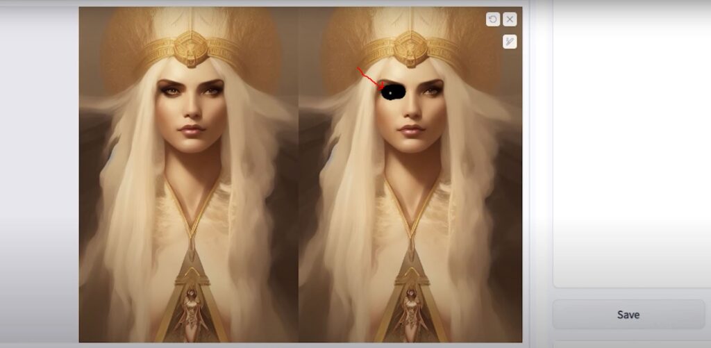 using stable diffusion inpainting to fix bad faces