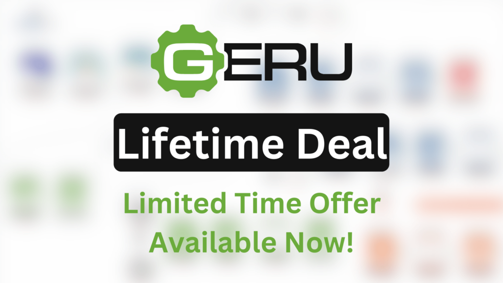 How to get Geru lifetime deal?