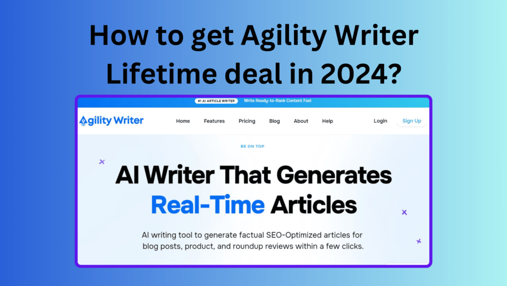 Seize the opportunity with the Agility Writer lifetime deal – your shortcut to premium AI-generated content!
