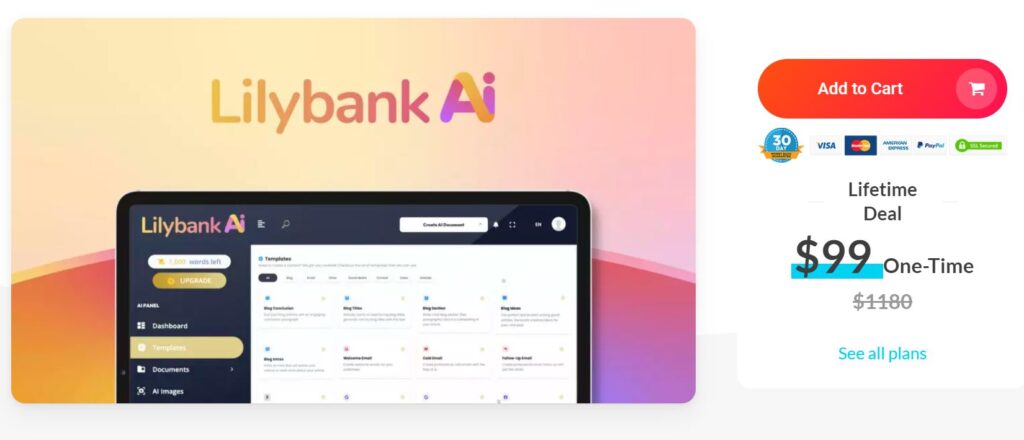 How to get Lilybank AI lifetime deal in 2024?