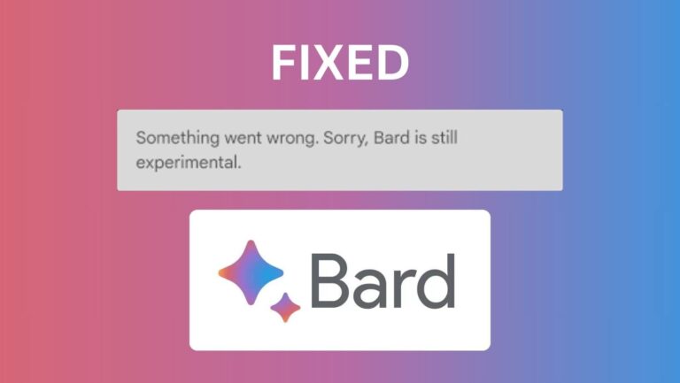 FIXED: Something Went Wrong Sorry Bard Is Still Experimental - Roboreachai