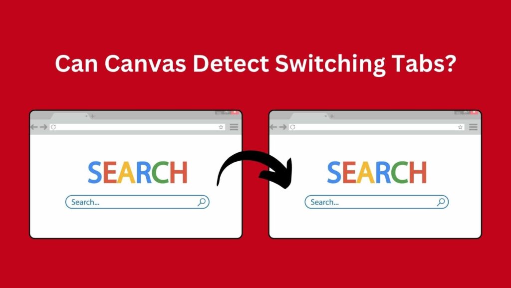 Examine the limitations of Canvas in monitoring online exams: Can Canvas detect switching tabs?
