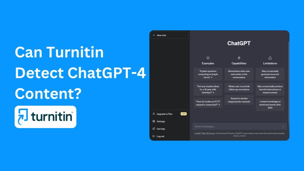 Explore the showdown: Can Turnitin Detect Chat GPT-4's stealthy influence?